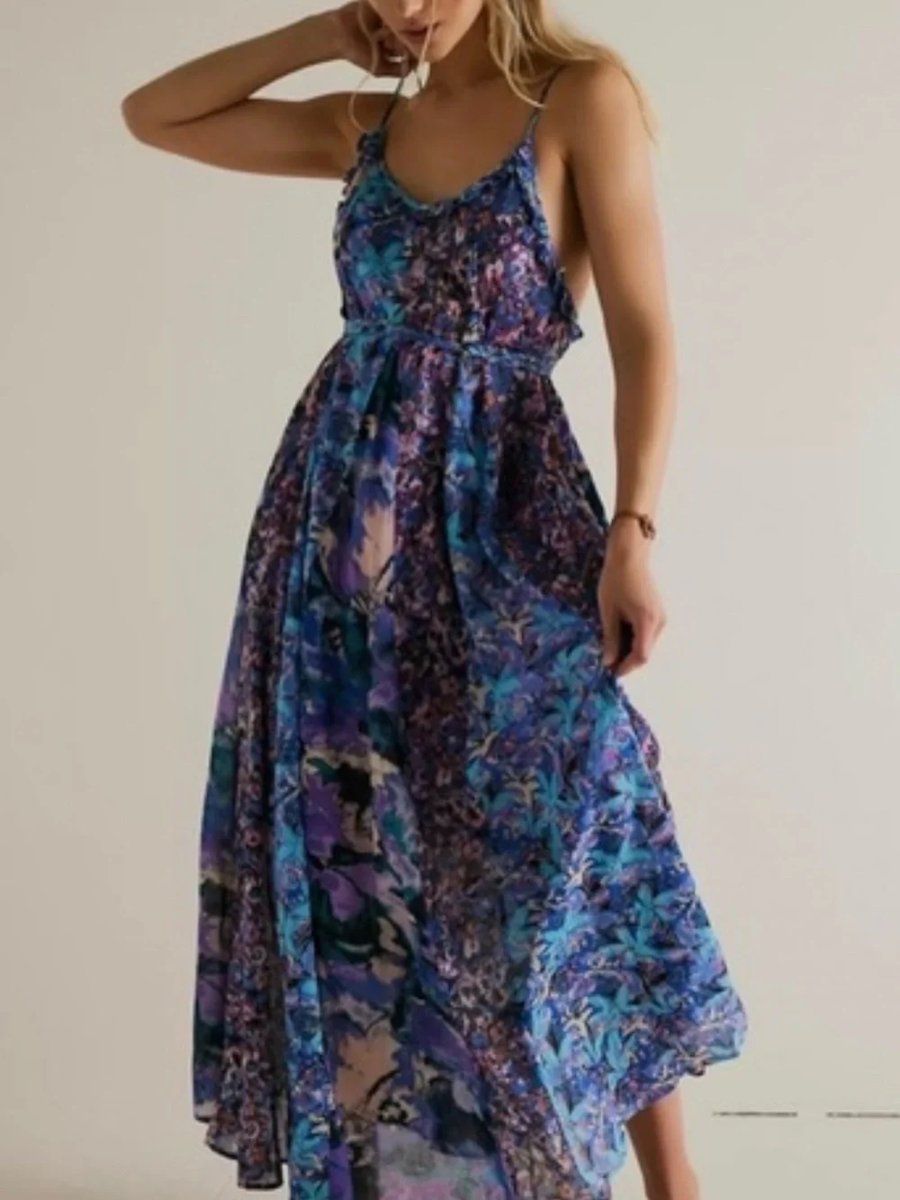 Free People Moondive Maxi. NWT. Purple combo